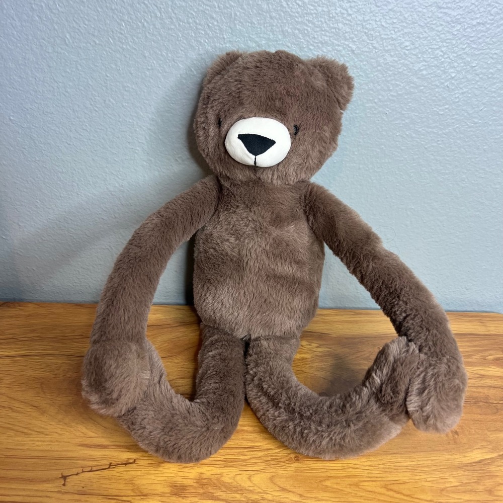 Pillowfort Bear Mini Pillow Plush Sticky Hands Stuffed Animal 22 Inch Brown Soft